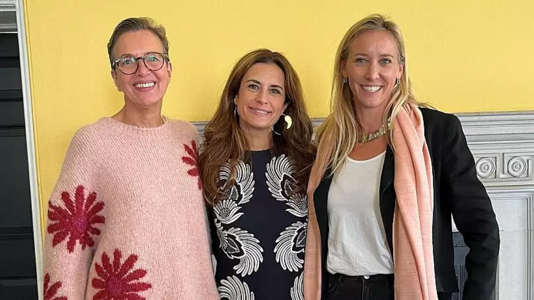 From left to right: Veronica Bates Kassatly, Livia Firth and Dorothée Baumann-Pauly