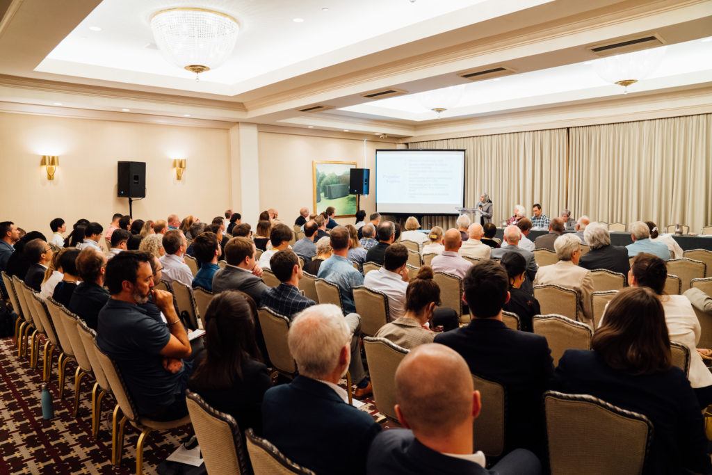 People sitting at a conference