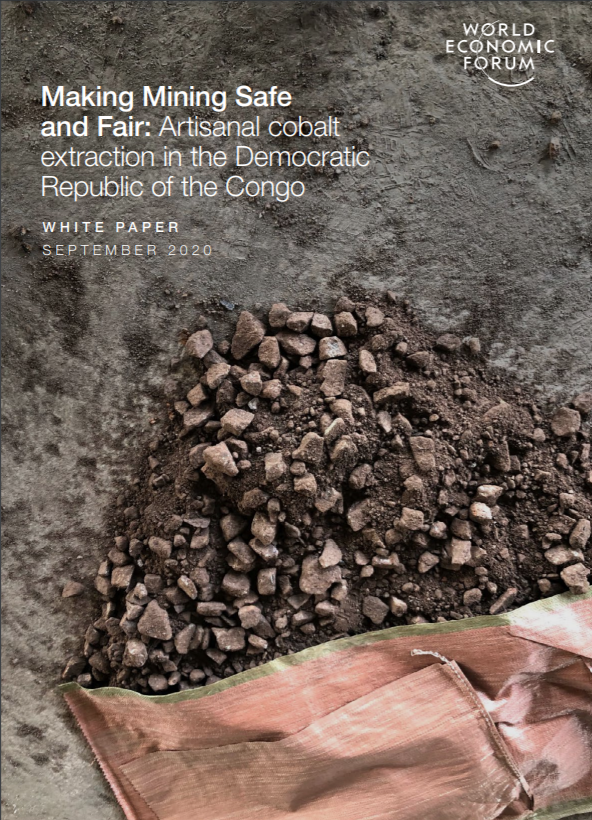 Cover of the World Economic Forum White Paper “Making Mining Safe and Fair”