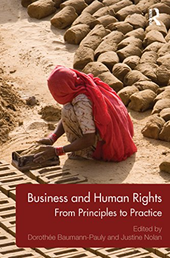 Cover of the textbook “Business and Human Rights: From Principles to Practice”